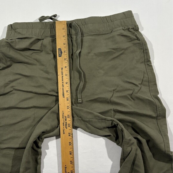 James Perse Womans Sweatpants Joggers Green French Terry WXAH1930CU Sz 3 L - Picture 5 of 11
